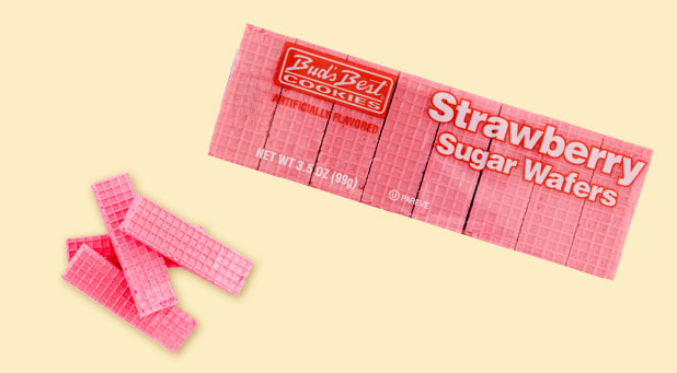 Strawberry Sugar Wafers (3.5oz)